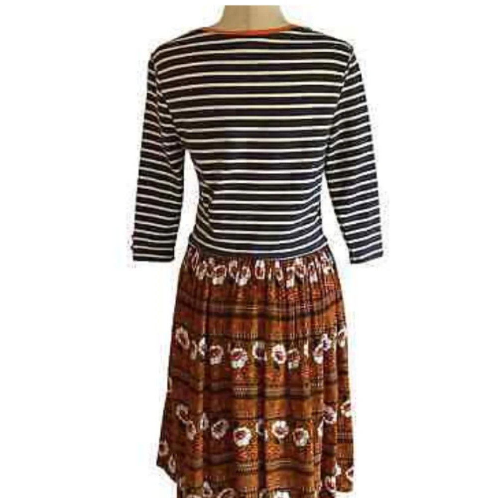 Matilda Jane Striped Floral Winsome Dress, M. - Picture 5 of 6